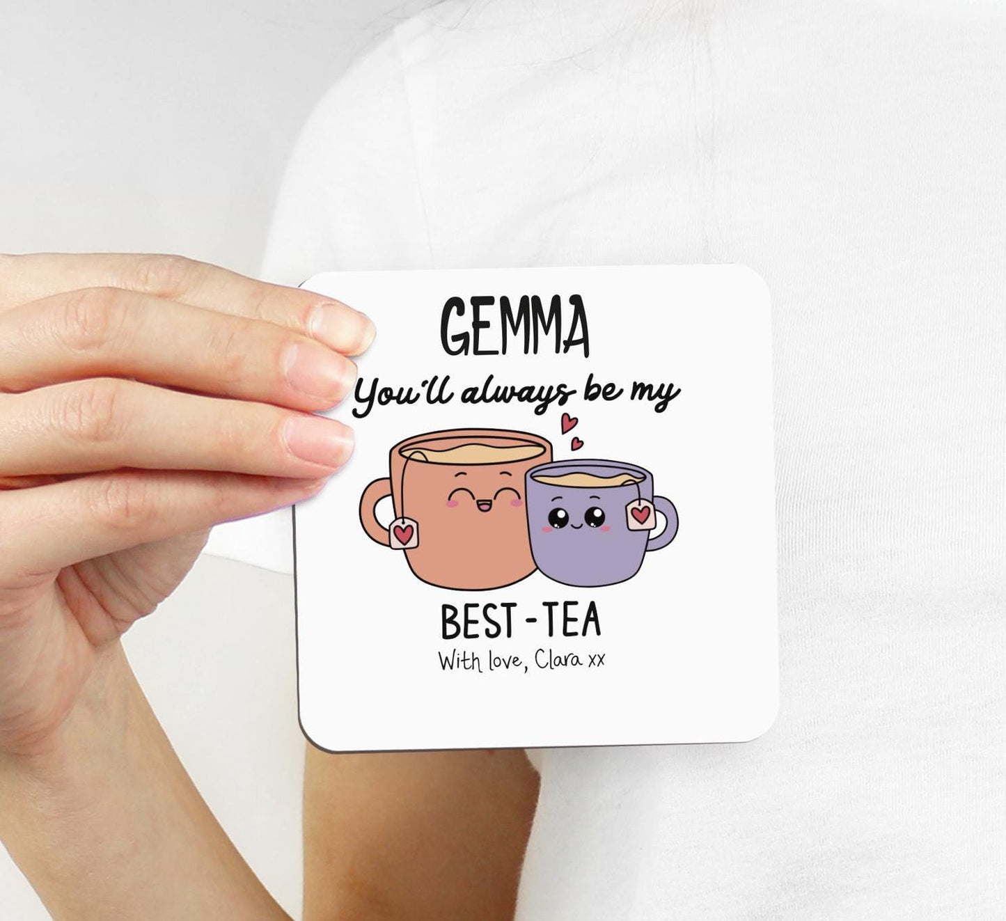 Personalised Bestie Mug: Custom Tea Lover Gift, best tea, cute gift for friend, tea lover, gift for friend, BFF gift