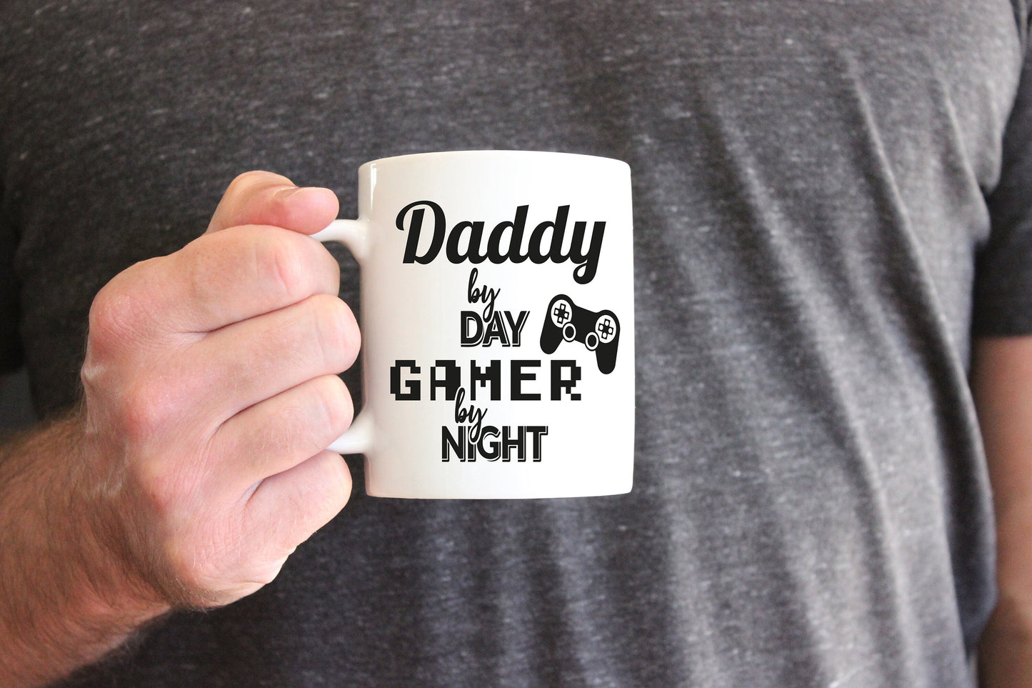 Dad by day, gamer by night. Fathers day mug. Gamer gift. Gift for dad, gamers gift. Dads who game. Gaming. Gamer. Best dad mug