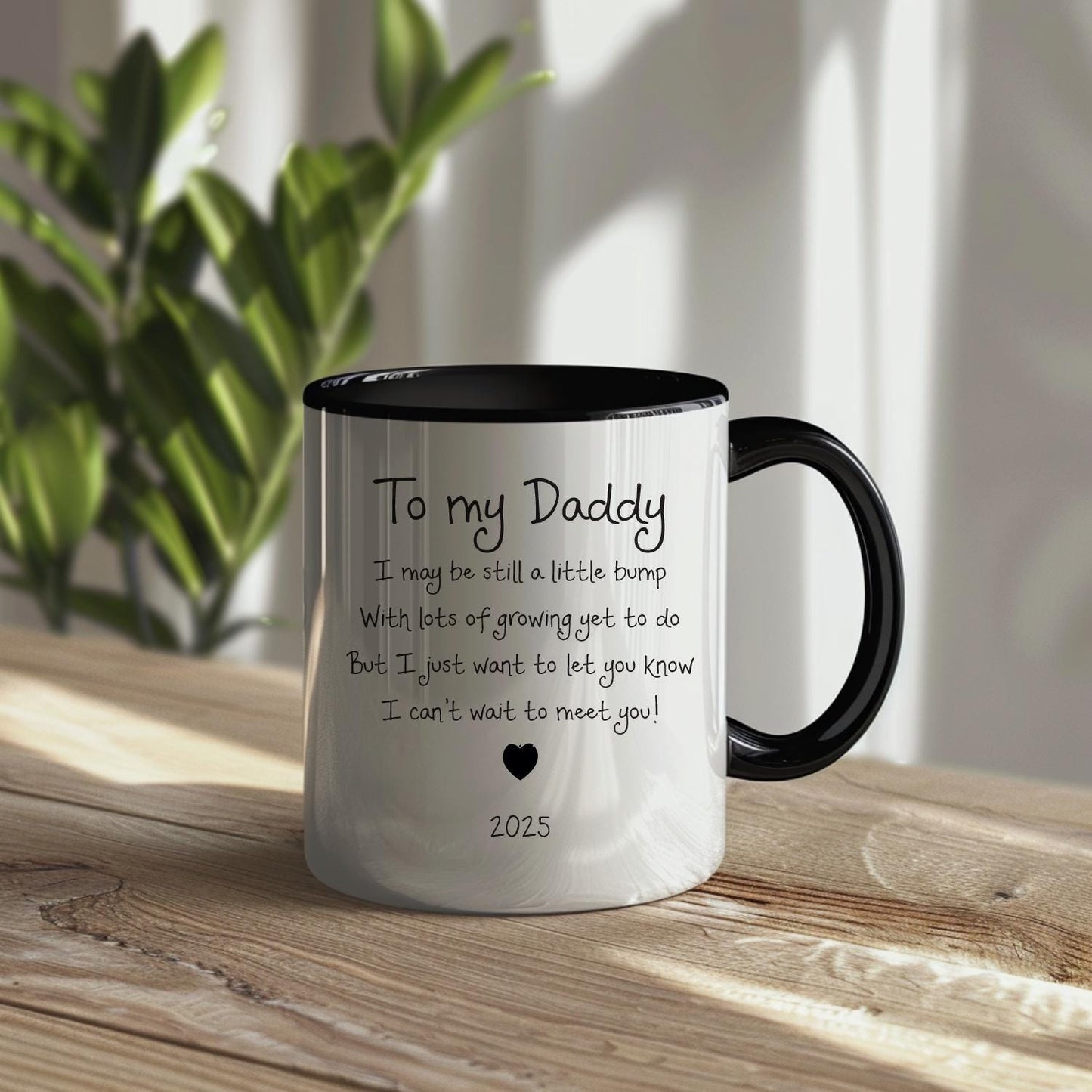 To Mummy  Daddy from Bump - Perfect Gift for Expecting Parents - Birth Announcement Mug Set, 2025, 2026, parents to be, new parents