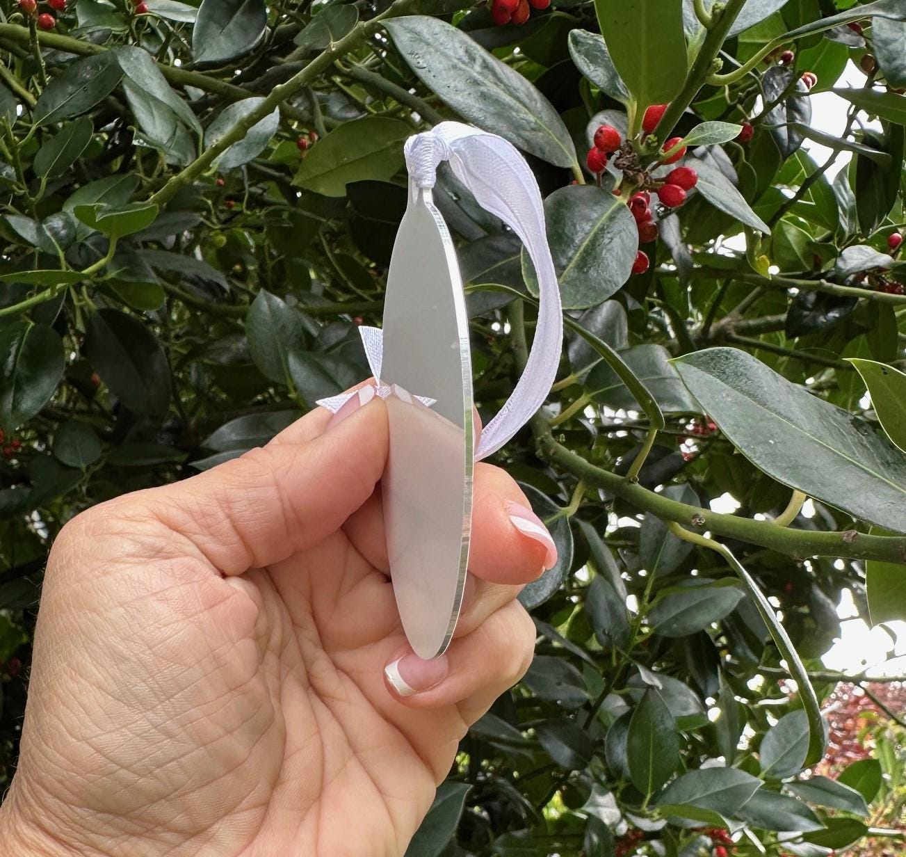 Personalised Pet Memorial Ornament: Paw Prints on Our Heart, Metal Decoration