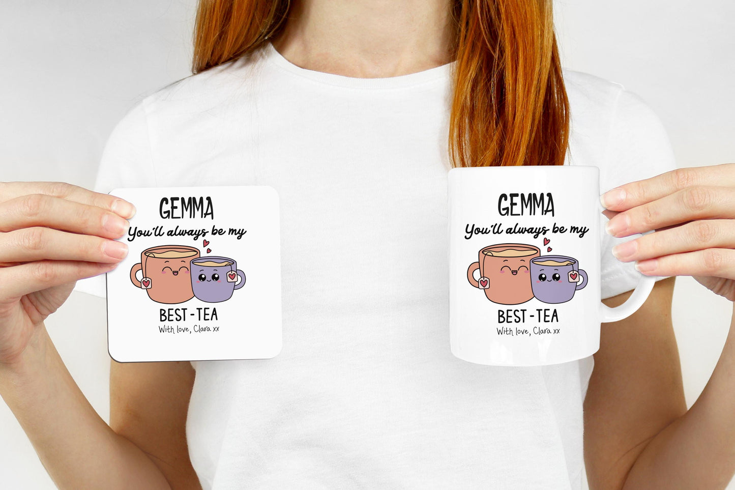 Personalised Bestie Mug: Custom Tea Lover Gift, best tea, cute gift for friend, tea lover, gift for friend, BFF gift