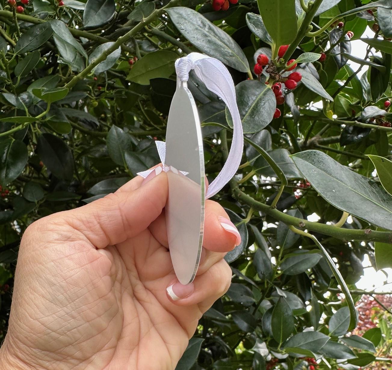 Personalised Baby's First Christmas Ornament: Woodland Animals Metal Tree Decoration, 1st christmas, first christmas, new baby