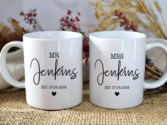 Personalised wedding gift, mr and mrs gift, anniversary gift, couple gift, newlyweds, wedding, marriage
