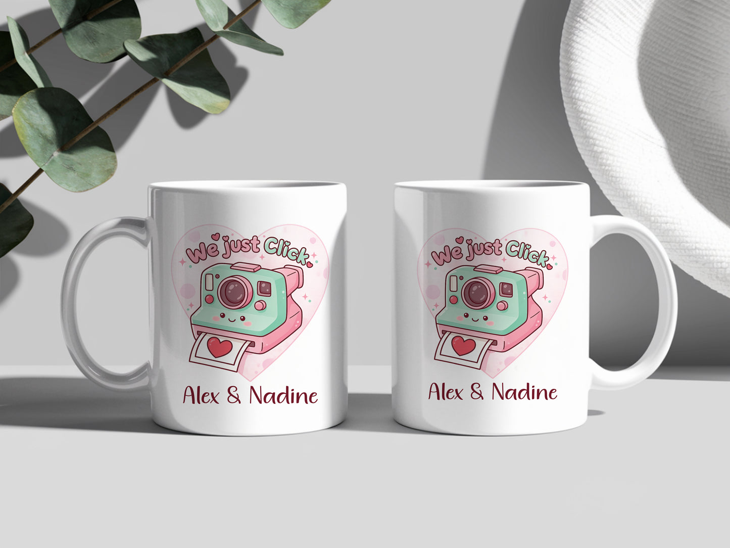 Personalised Cute Valentine's Day gift, we click, photographer, couple gift, boyfriend, girlfriend, his and hers