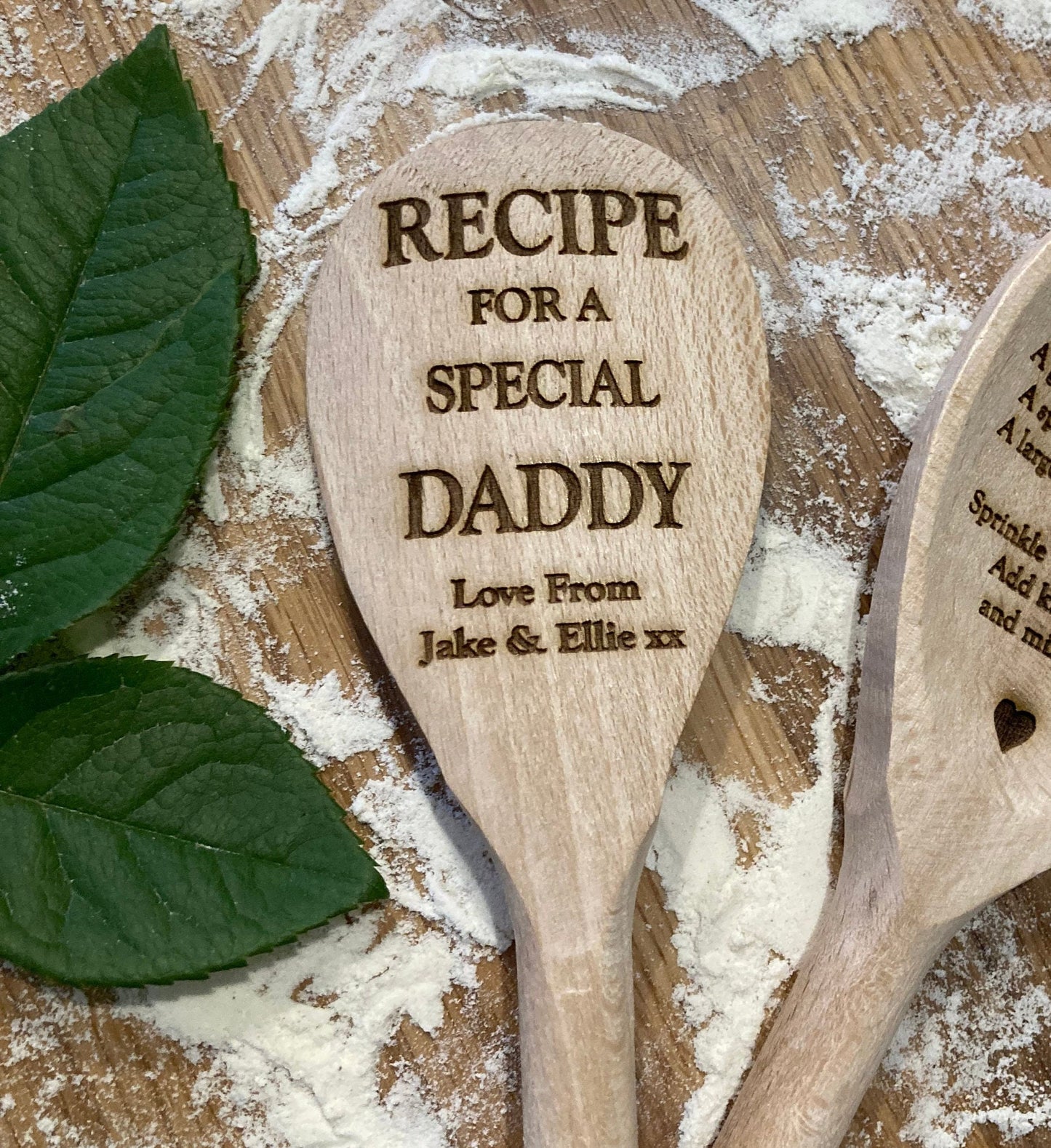 Personalised Wooden Spoon: Recipe for Dad, Grandad Gift, special dad gift, gift for him