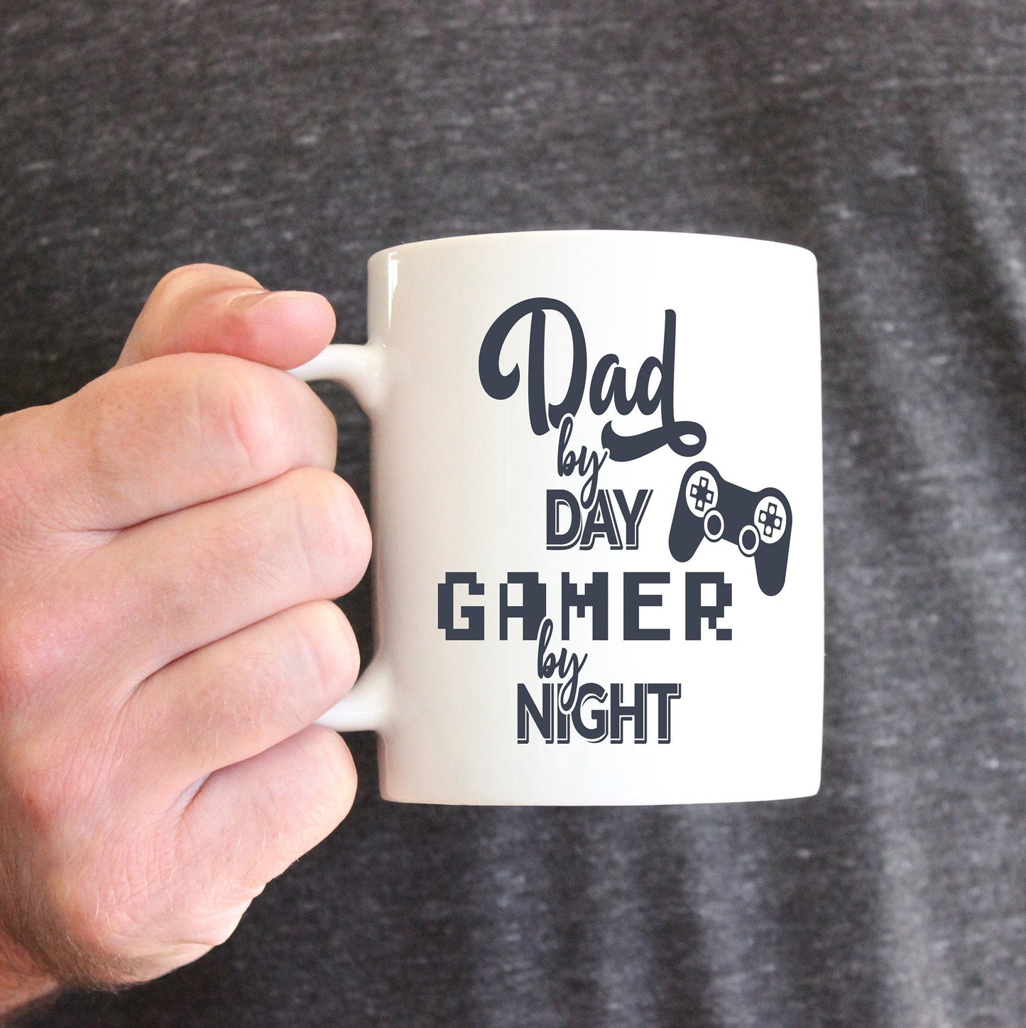 Dad by day, gamer by night. Fathers day mug. Gamer gift. Gift for dad, gamers gift. Dads who game. Gaming. Gamer. Best dad mug