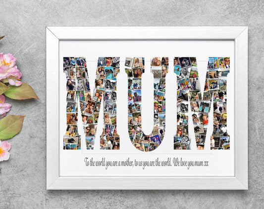 Photo Collage: Mum Birthday Gift, mummy gift, photo gift for mum