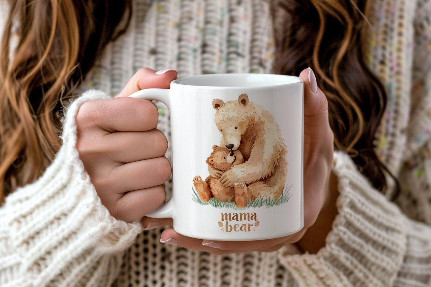 Mama bear Papa bear mugs, new parent gift, gift for parents, new baby, baby shower, mummy daddy gift