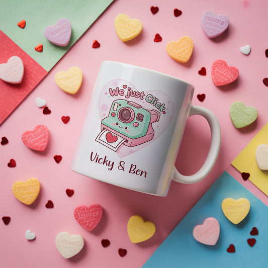 Personalised Cute Valentine's Day gift, we click, photographer, couple gift, boyfriend, girlfriend, his and hers